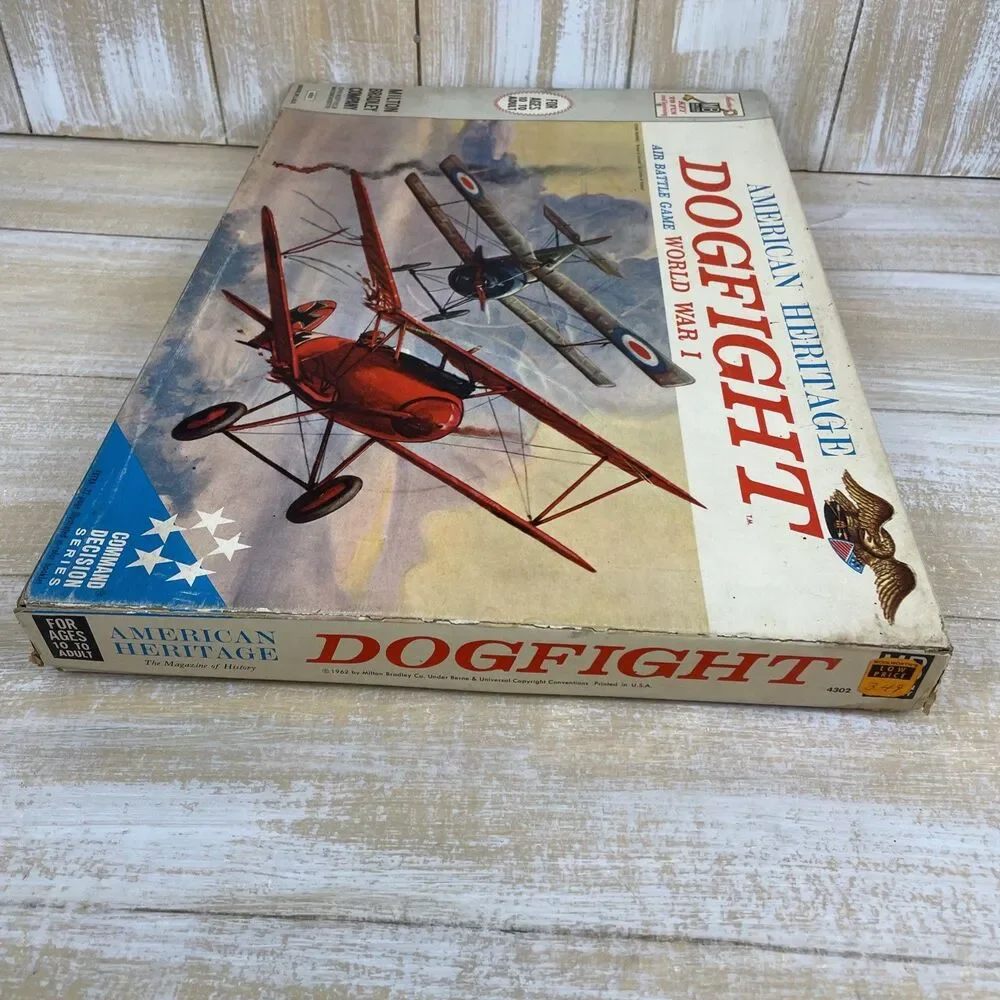 American Heritage Dogfight WWI Air Battle Game #4302 MB 1963 *Complete